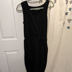 Midi black dress